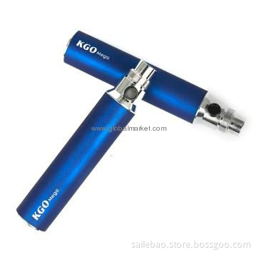 new model hot sell ecigarette 1300 mah battery KGO Mega from sailebao